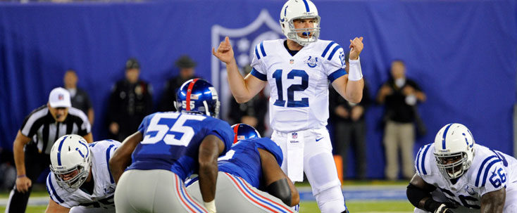 Indianapolis Colts Andrew Luck NY Giants