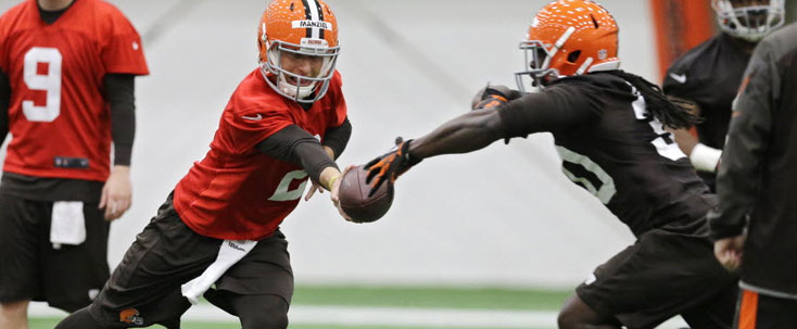 Johnny Manziel Browns Practice