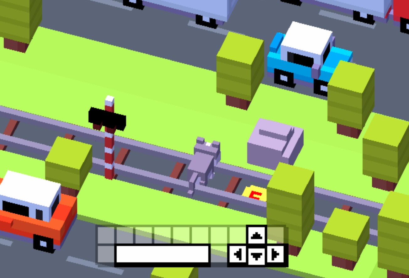 Crossy road game objective