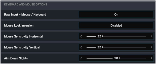 keyboard setting