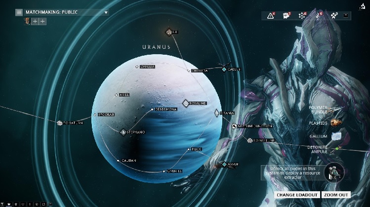 Uranus in warframe
