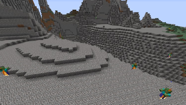 gravelly mountains minecraft