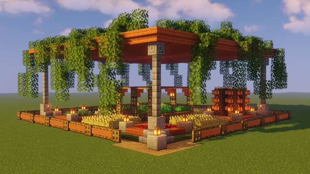 minecraft garden ideas