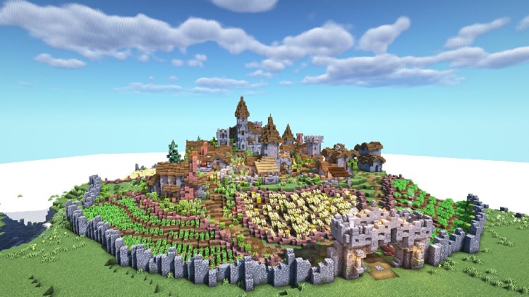 Starter Minecraft Village