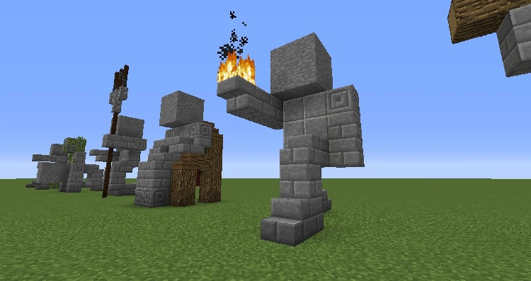 Minecraft Statue 