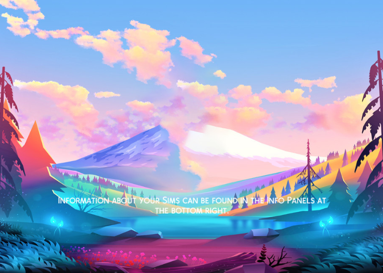 Mountain Screen Background by Cassie1900