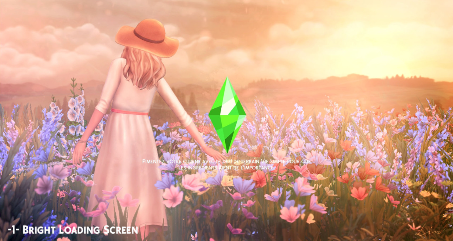 Sims 4 Aesthetic Loading Screens – Linsims