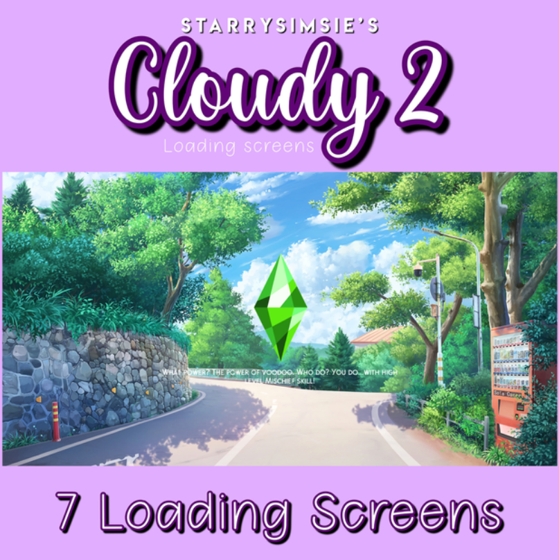Sims 4 Loading Screens by StarrySimsie