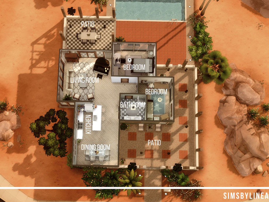 Sims 4 Sandtrap Bungalow