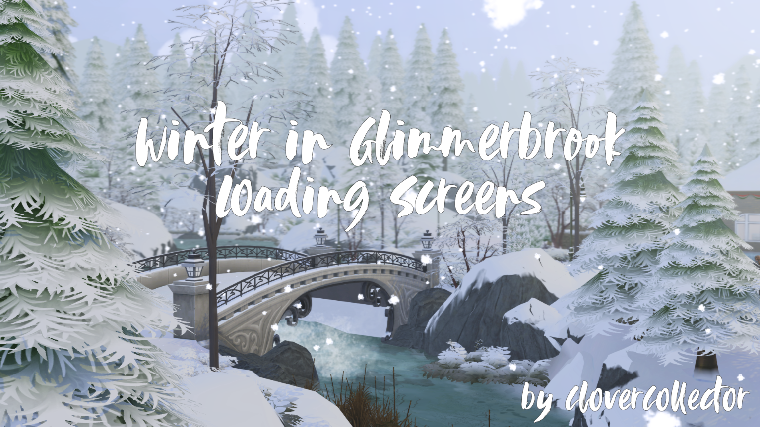 Winter-Themed Loading Screen by CloverCollector