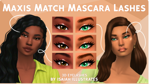 Maxis Match Eyelashes