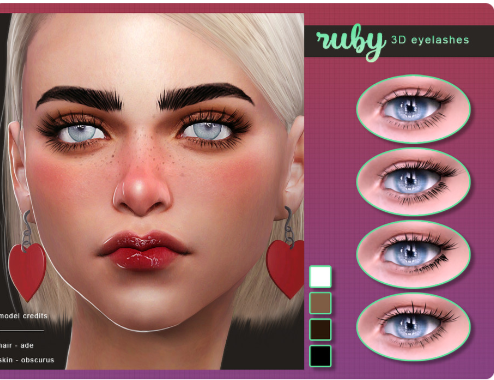 Ruby 3D Eyelashes