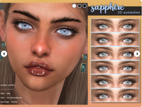 Sapphire 3D Lashes 