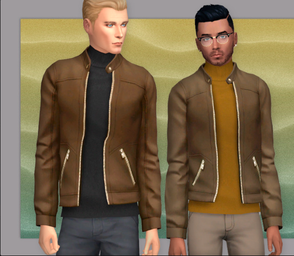 Mary Sims' Sims 4 Male Maxis Match Jacket