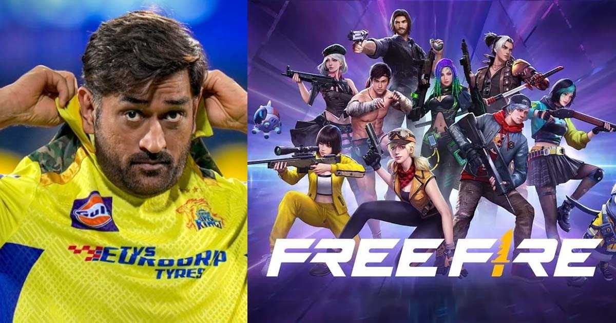 ms dhoni free fire brand ambasdor