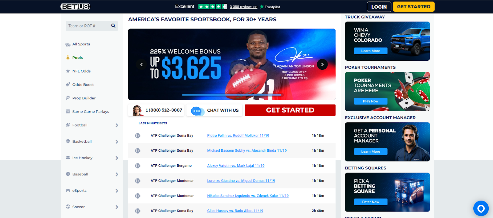 1. BetUS: Best for Bonuses and Promotions