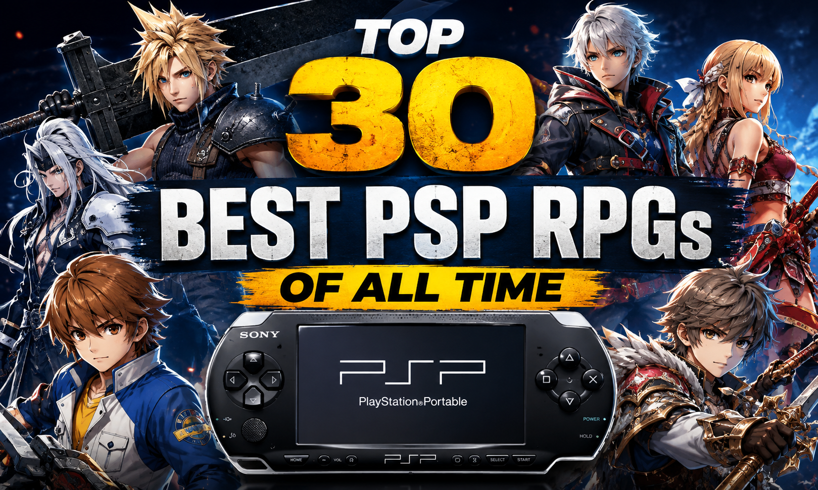 Top 30 Best PSP RPGs of All Time