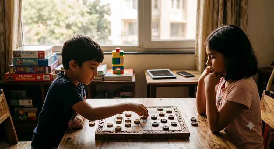 Checkers Works for Different Ages and Attention Spans