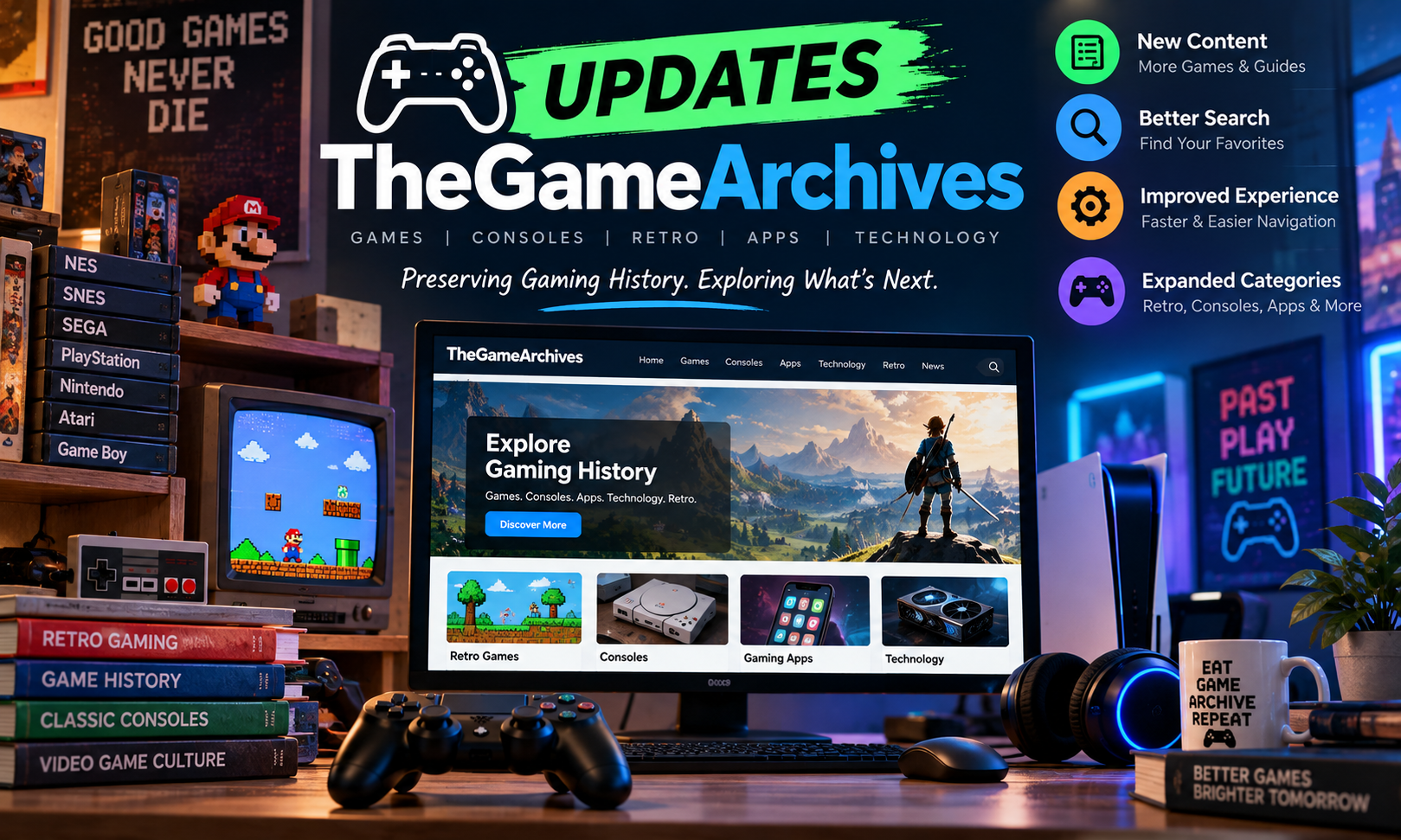 Updates TheGameArchives